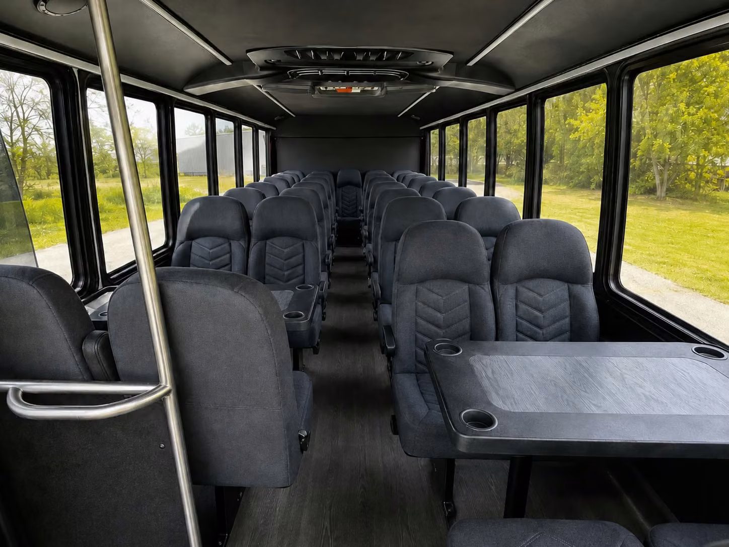 15 passenger minibus inside