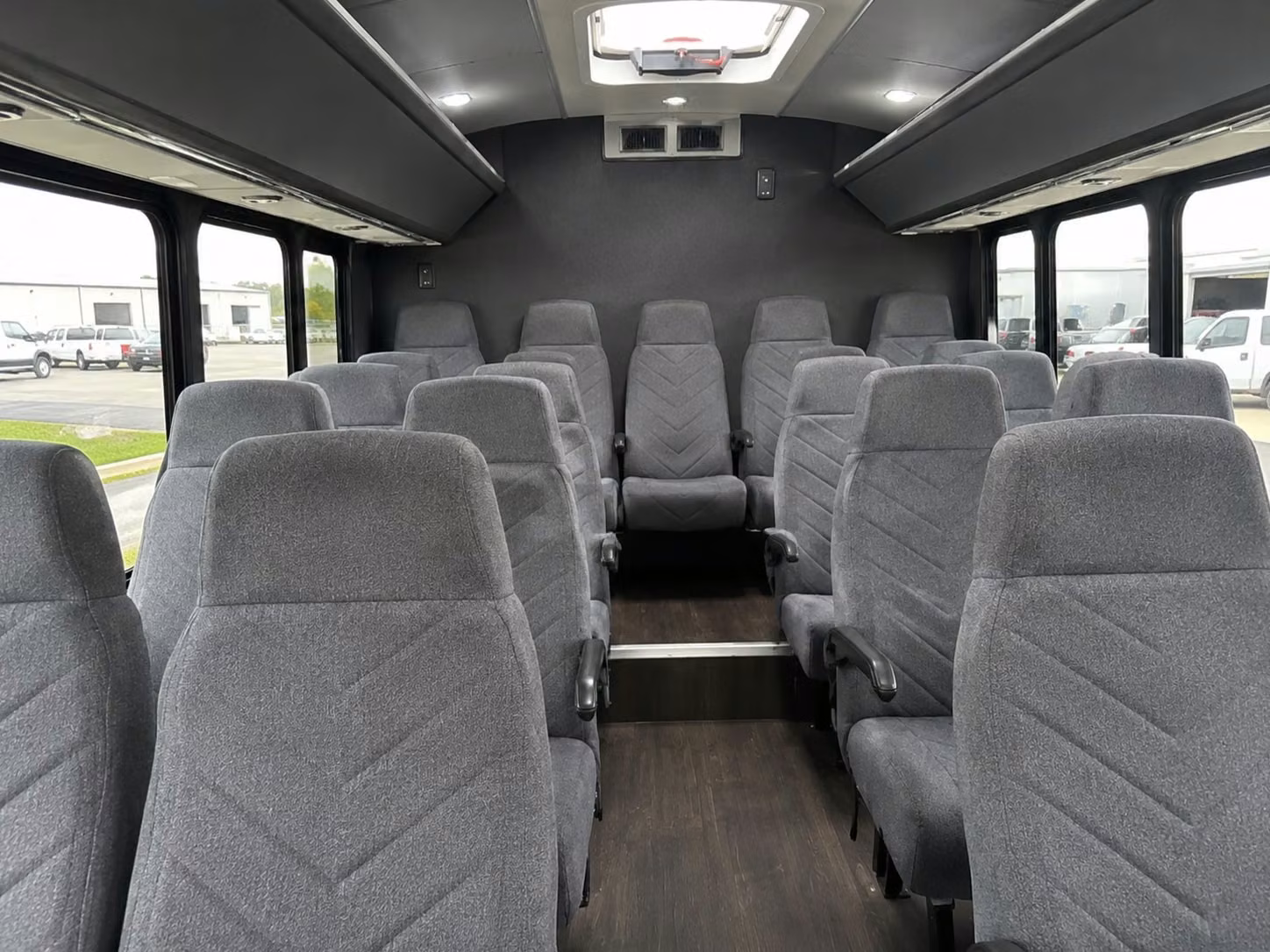 20 passenger minibus inside