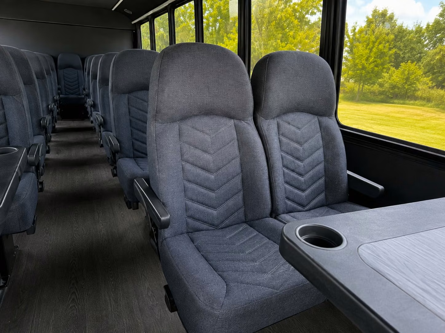20 passenger minibus interior