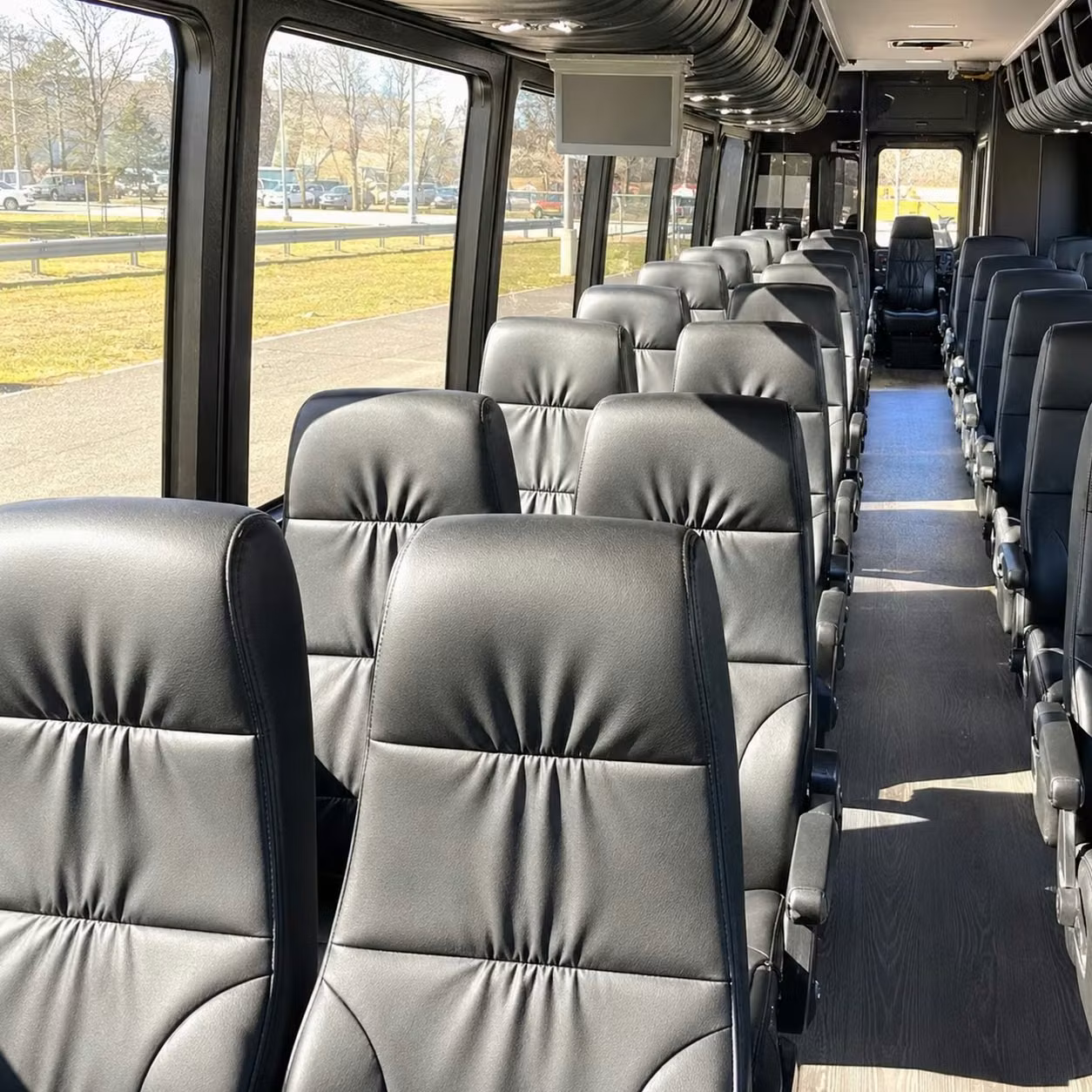 25 passenger minibus interior