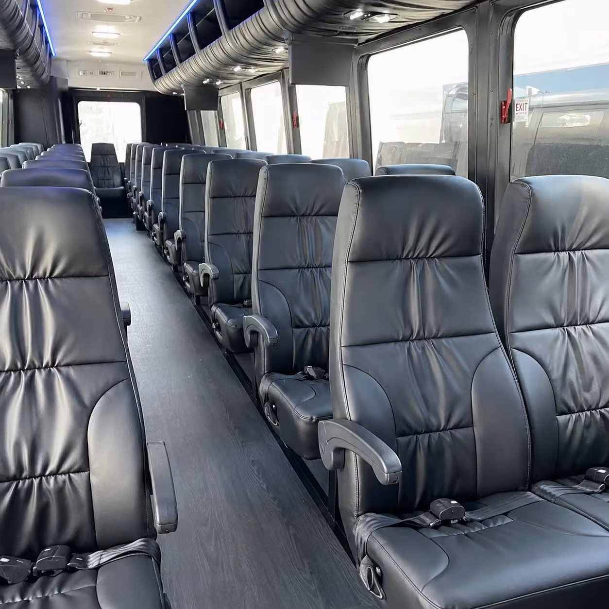 28 passenger minibus inside