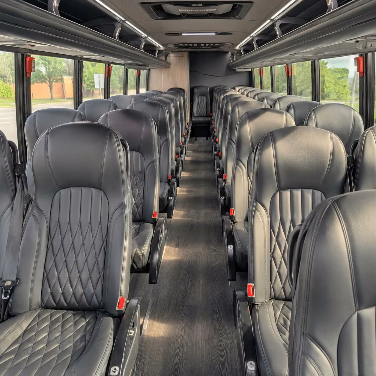 30 passenger minibus inside