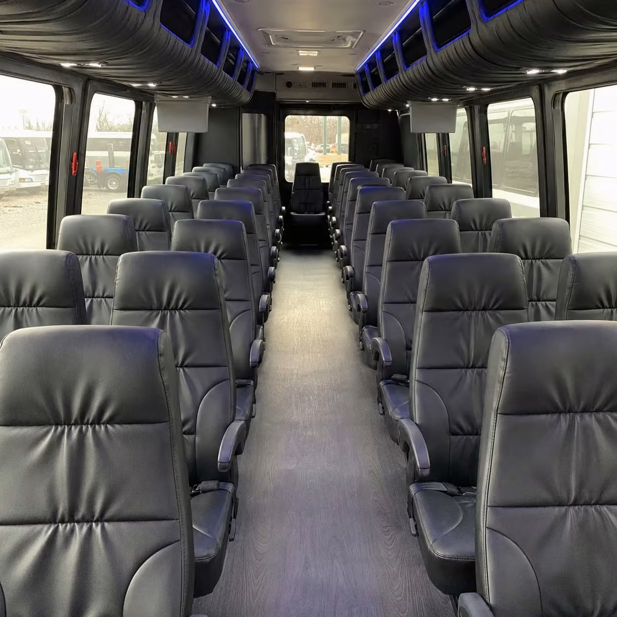 35 passenger minibus inside