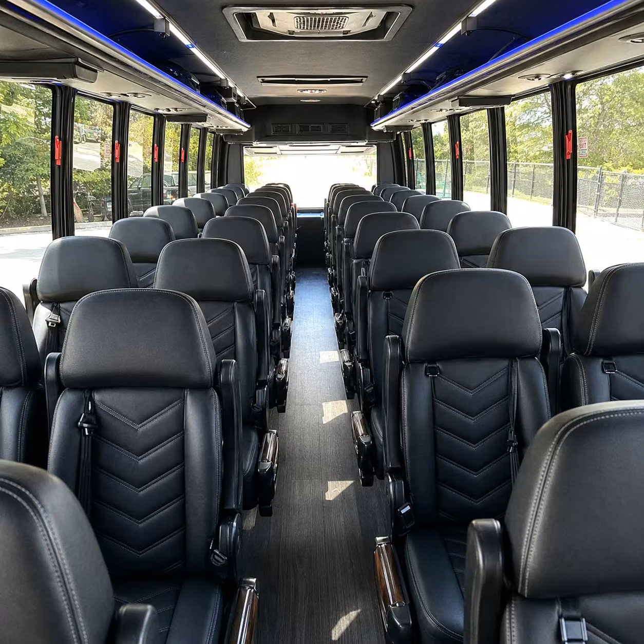 35 passenger minibus interior