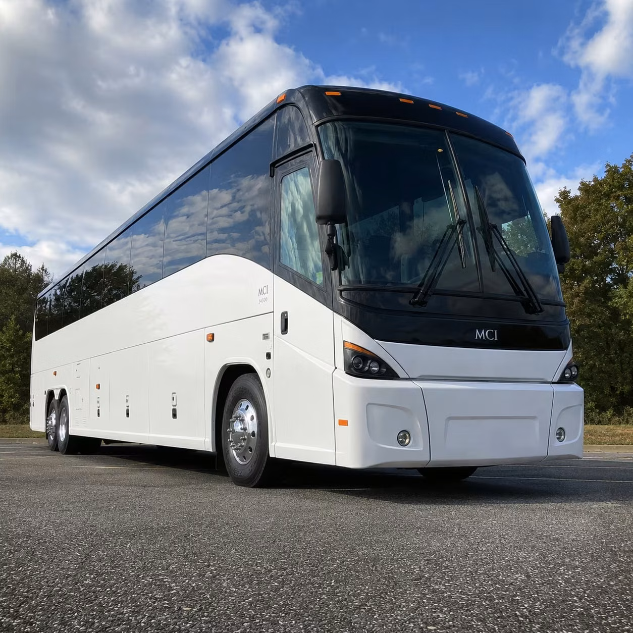 56 passenger charter bus