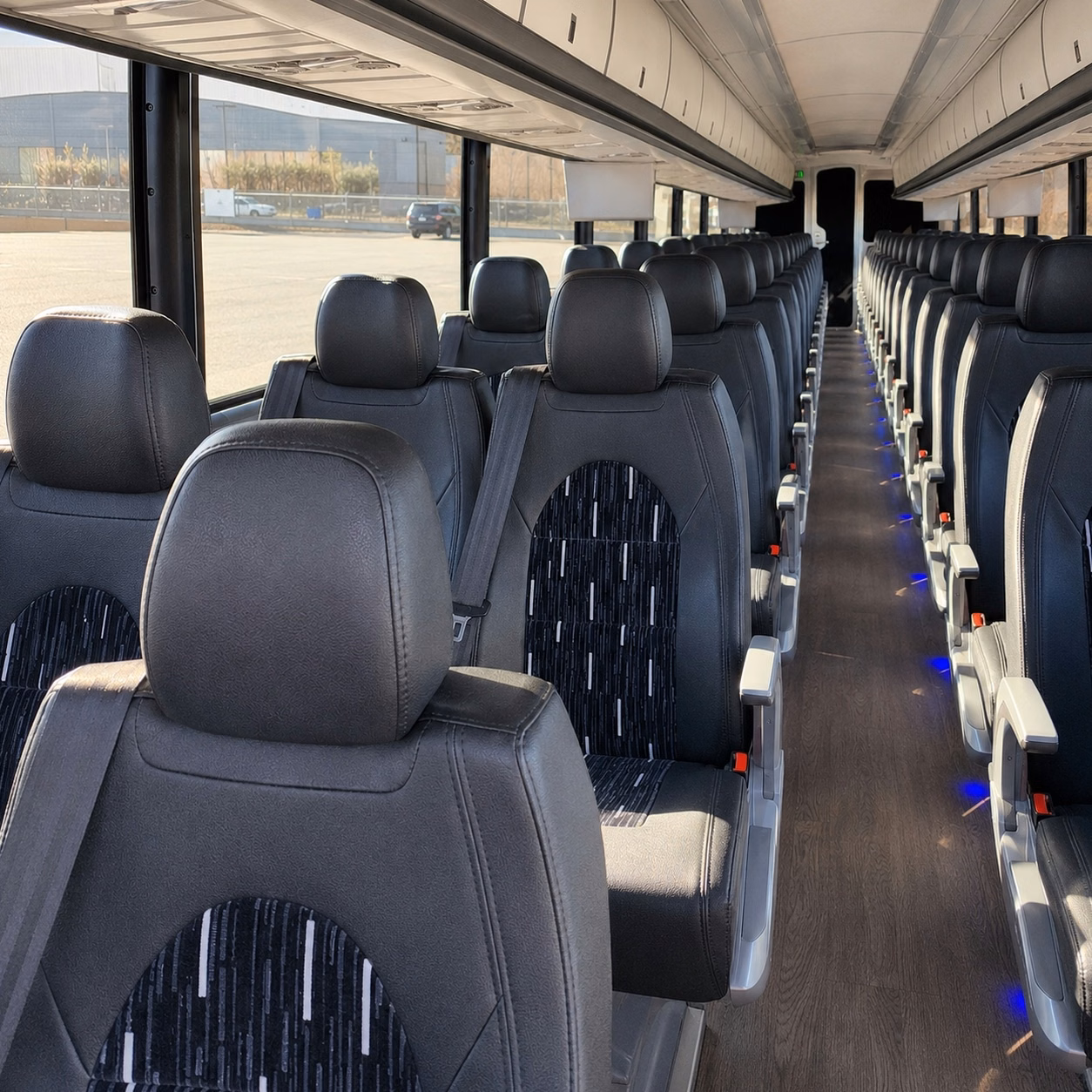 rio rancho charter bus interior